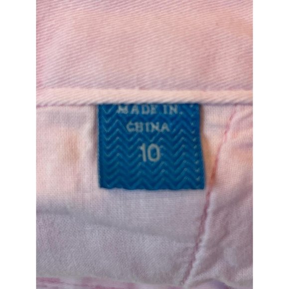JACHS Womens Girlfriend Shorts Mid Rise Slash Pockets Lightweight Pink Size 10 - Picture 8 of 8